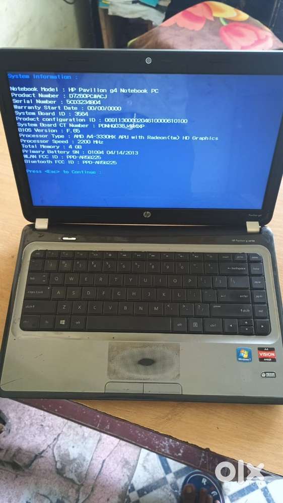 Hp core ,4gb ram, 320gb hard drive