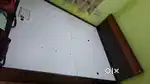 Queen size cot with one side hydraulic  other two side manualstorage
