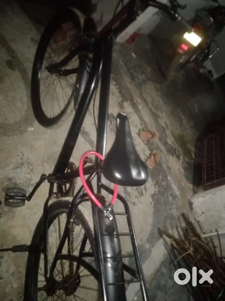 Bicycle of black colour