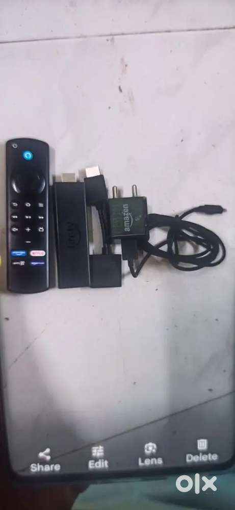 Amazon fire stick .airpods. Bluetooth headphones and home theatre