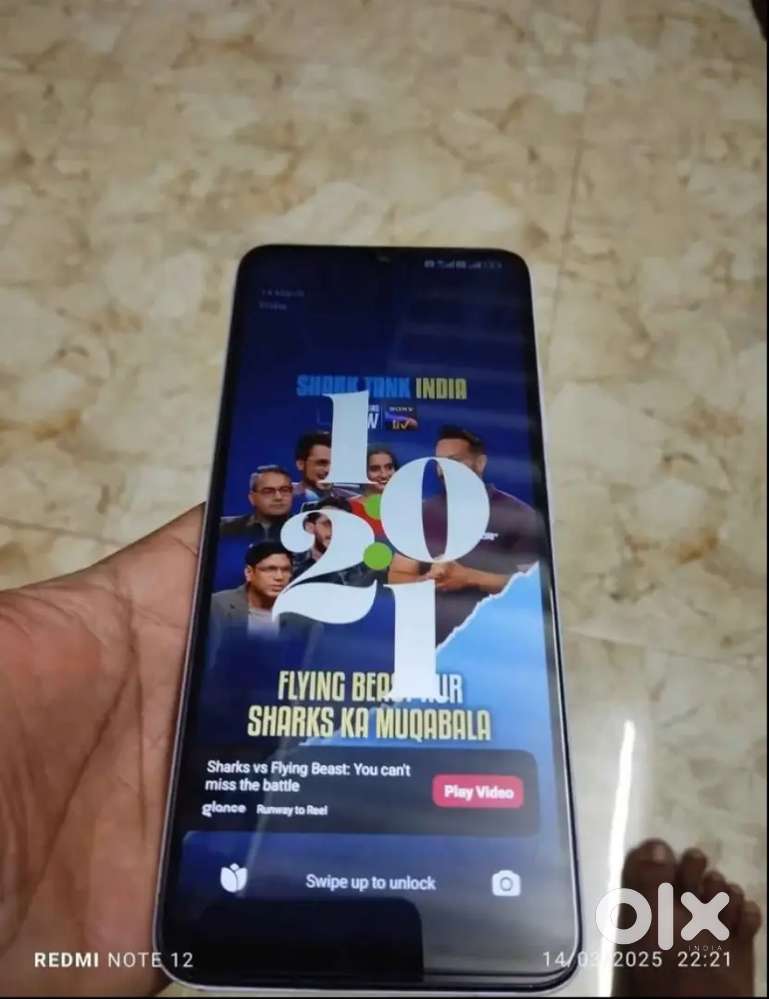 Good condition redmi 12c 4 128 original box and mobile available