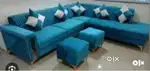Mon. Sale buying new sofa 8500, L type sofa 13990/-