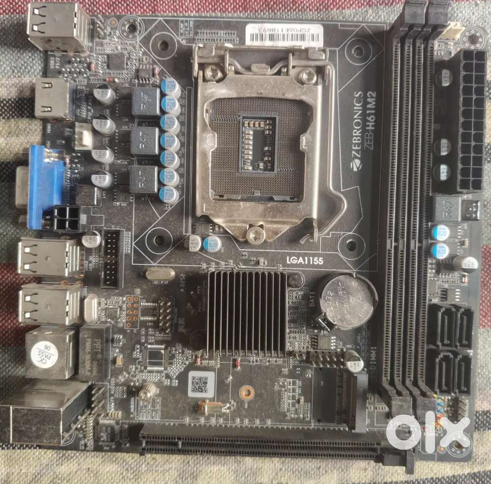 H61 motherboard new condition with warranty