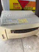 Microtek inverter with battery in good condition