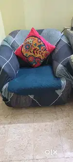 Sofa set with cover