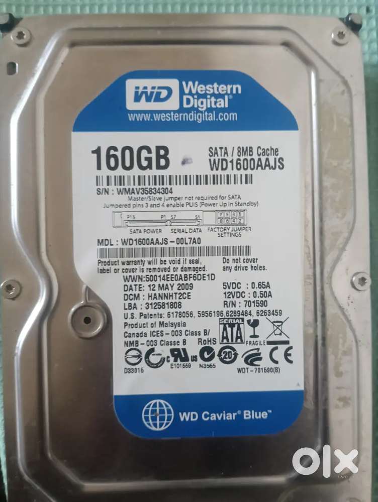 Hard disk 160 GB