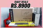 CPU COMPUTER  NEW MONITOR 19 INCH   GRAPHICS 2GB  1 YEAR WARRANTY
