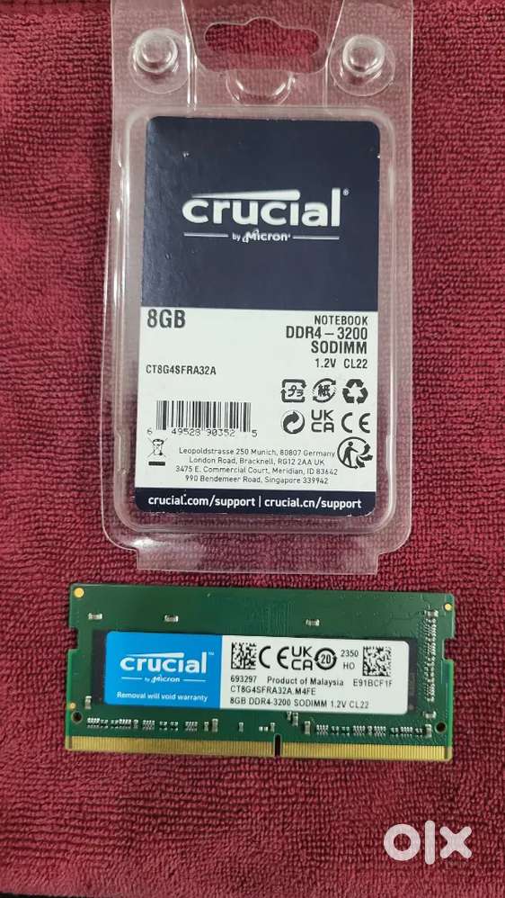 RAM DDR4 8GB (x2) Total 16GB