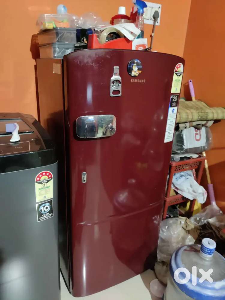 Samsung Stylish Grande Red 183L 3Stars Fridge