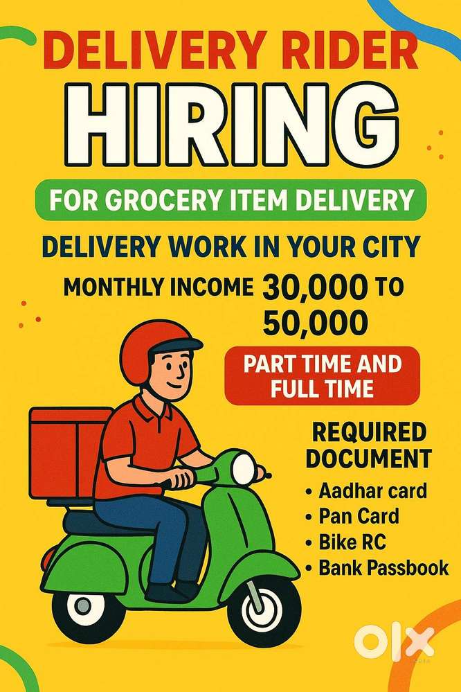 Immediate Hiring: Delivery Boys Wanted