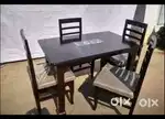4 CHAIRS DINING TABLE AVAILABLE IN STARF FURNITURE