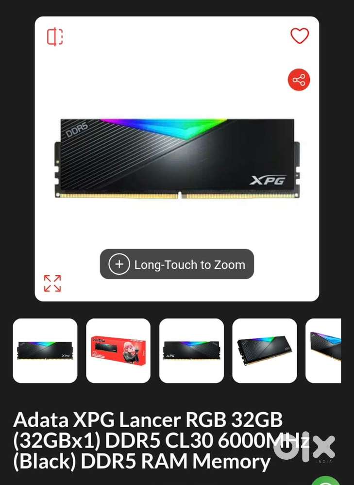 Adata XPG Lancer RGB 32GB DDR5 RAM