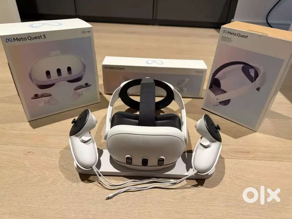 Meta Quest 3 512gb VR Headset Bundle with Elite Strap and Charging