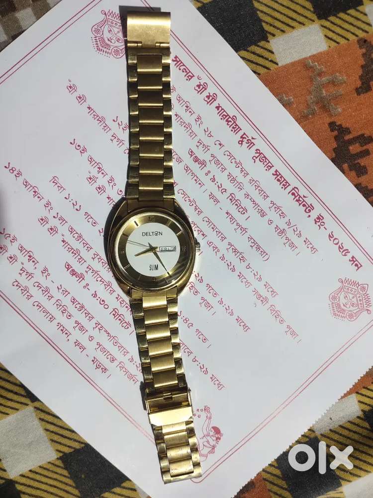 Golden watch