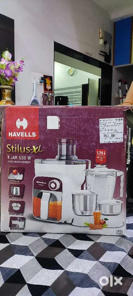 Havells Stilus Xl 4 jar 500w juicer mixer grinder