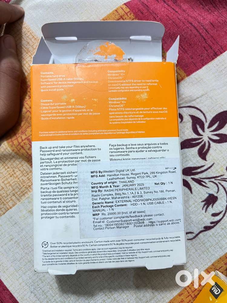 Hard disk for sell unused
