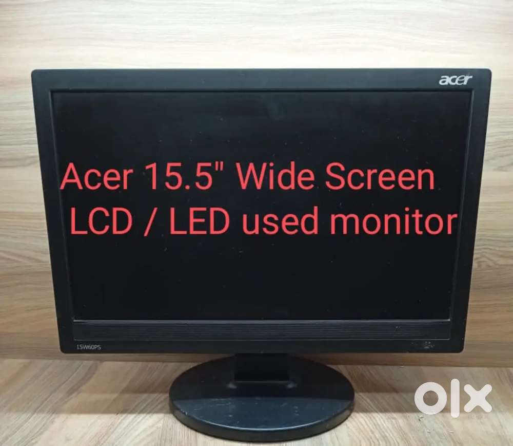 Acer 15.5 wide screen, LED used monitor,