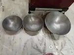 Best quality aluminium kadhai in 3 defferent sizes