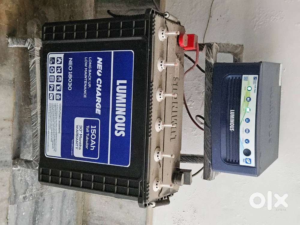 Luminous inverter and battery