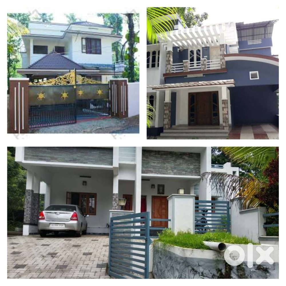 3 type semi and fully furnished flat rent in palakkad tow area