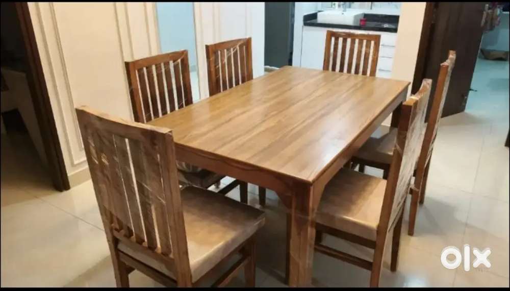 6 CHAIRS DINING TABLE AVAILABLE IN STARF FURNITURE