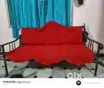 Metal Sofa Set for Sale –with cushion and cover - good condition