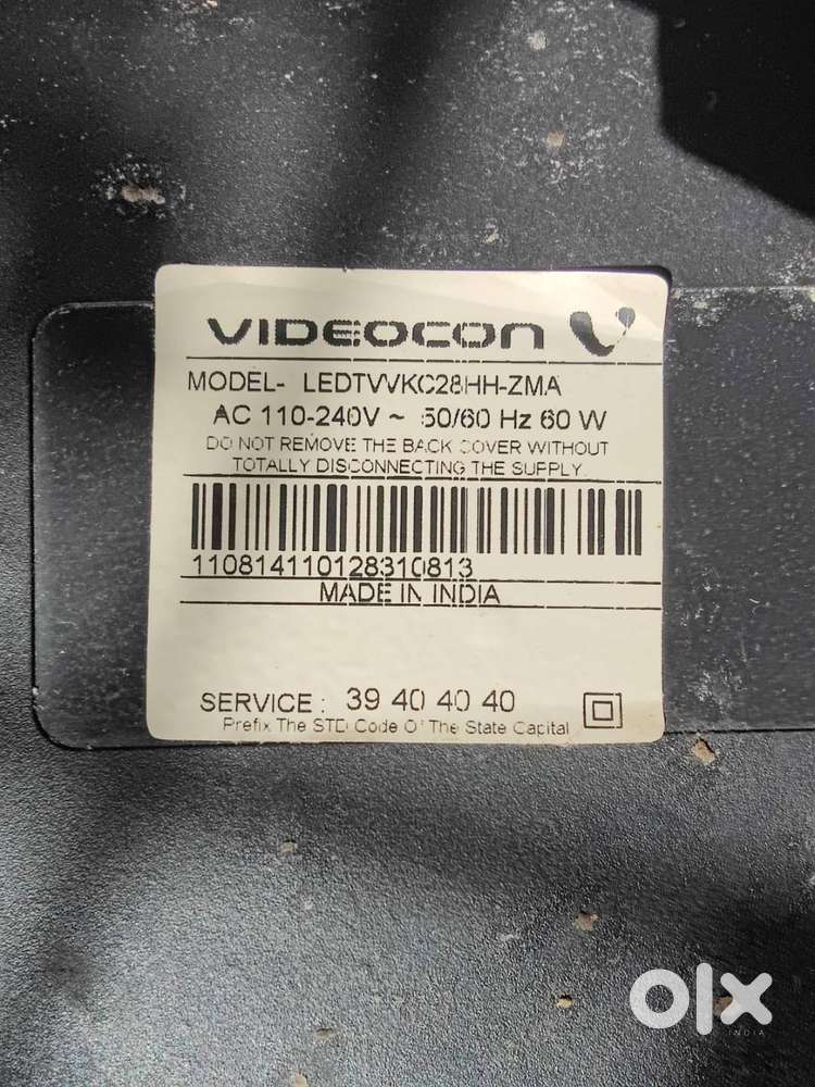 Videocon 28 LED TV – Good Condition – Working Display & Sound