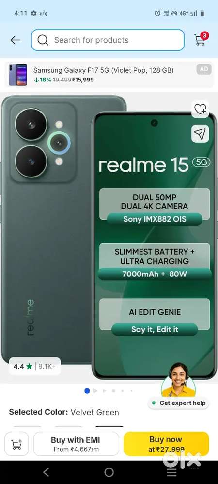 20 day pahle buy kiya tha but use nahi Kiya