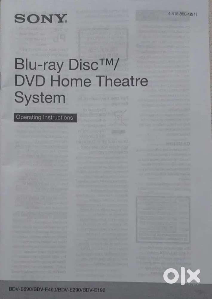 Sony Home Theater System for sale