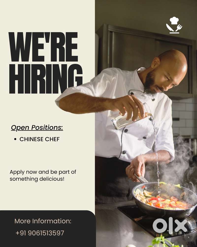 Vacancy for chef