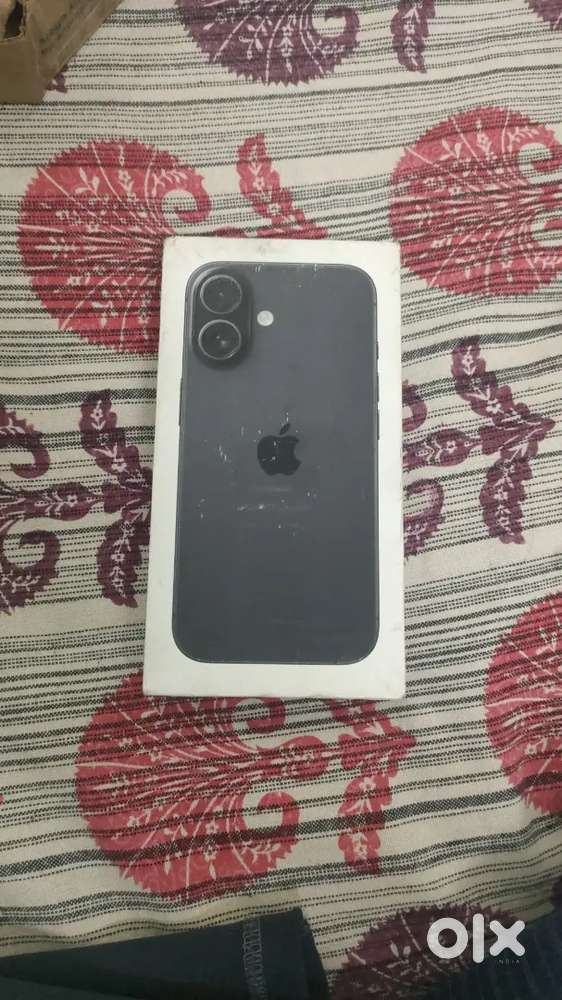 Iphone 16 black colour 128 gb