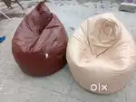 Bean bag (brown & Cream) each