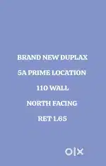 Brand new duplax 3bhk tagore road touch5A best project undercastation