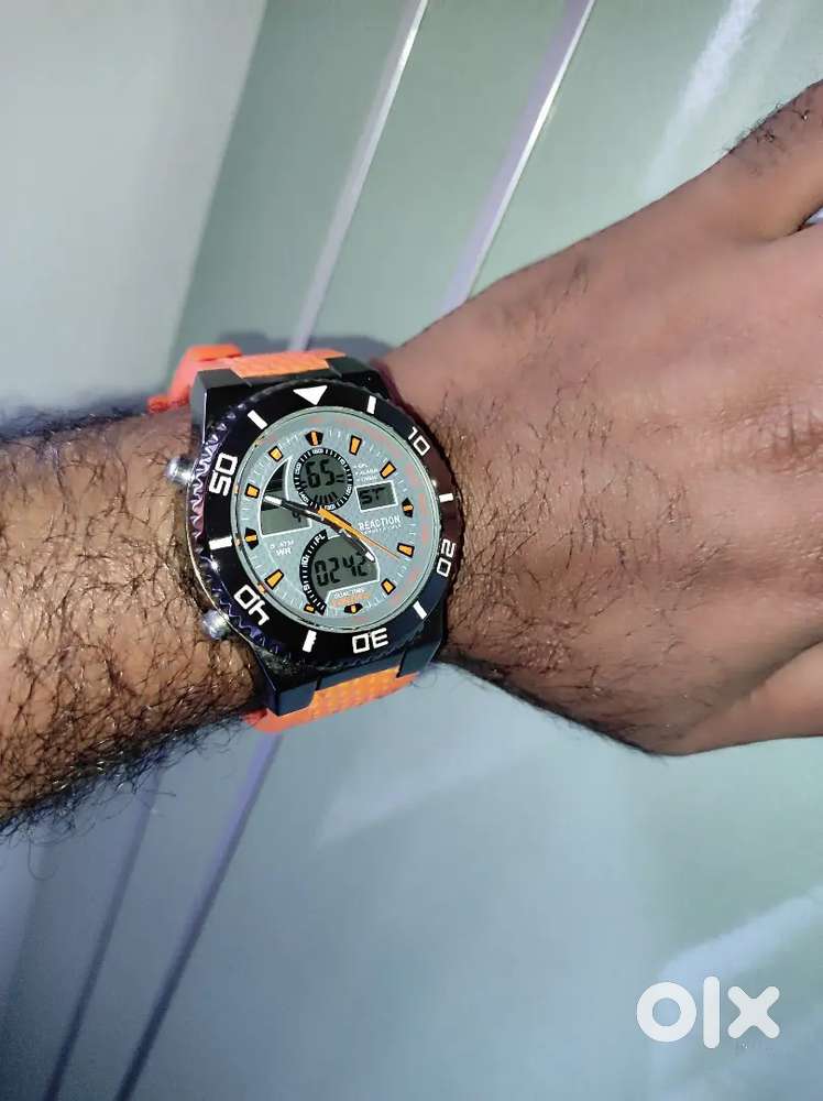 Men Wrist watch, Original Kenneth Cole Reaction Watch –Stainless Steel