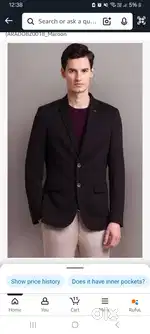 Its mens blazer