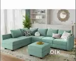 Sofa luxry L type wholesale price lagega 1999 rs per sq feet