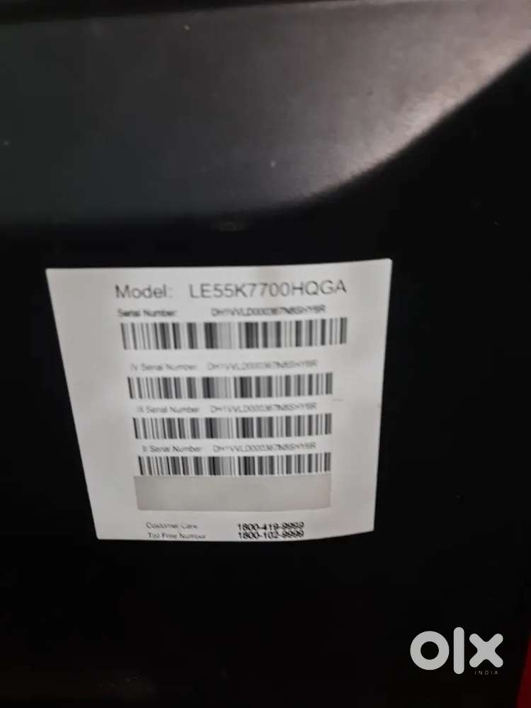 Haier 55tv display only broken