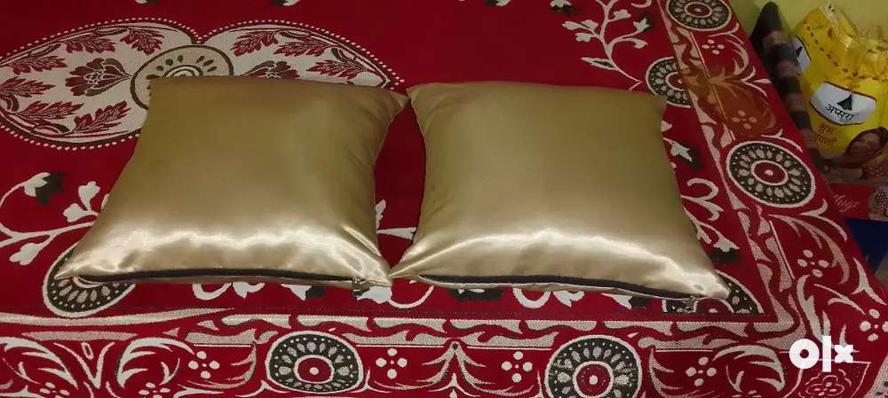 2 Pice New Cushion Golden Satan 14×14