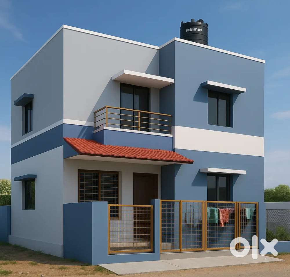 House For Sale 2000 Sqft (Rented House 1BHK-5, 2BHK-1,  Warehouse-1)