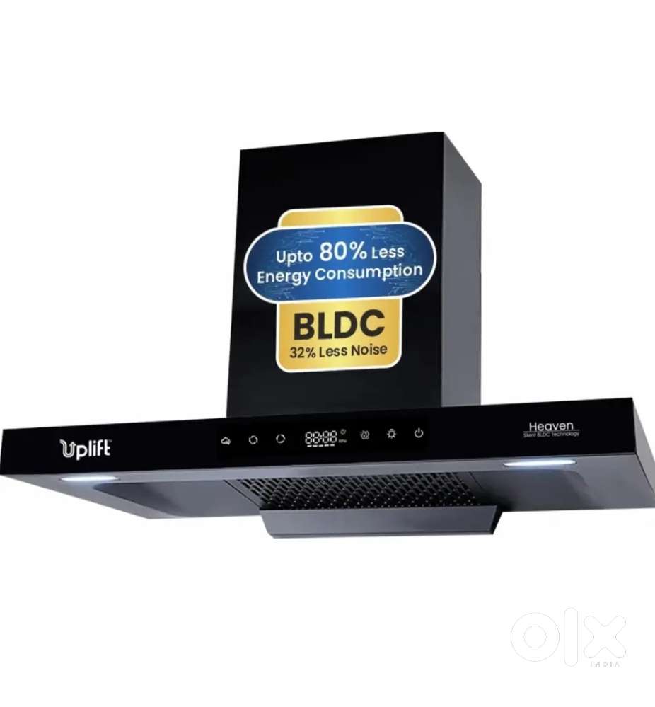 Uplift 90 cm BLDC 1650 m3/hr Filterless Autoclean Kitchen Chimney