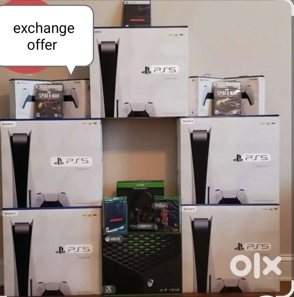 Exchange your old gaming console to new PS5 or X box