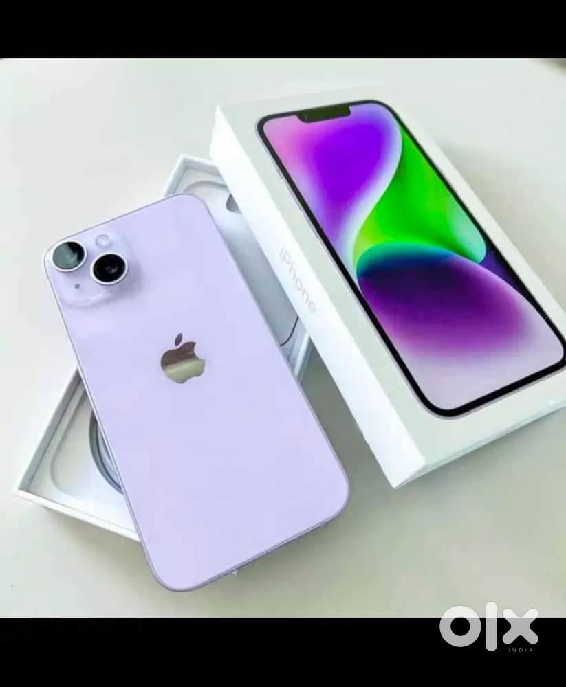 Apple I phone 14 plus refurbished model available with bill box