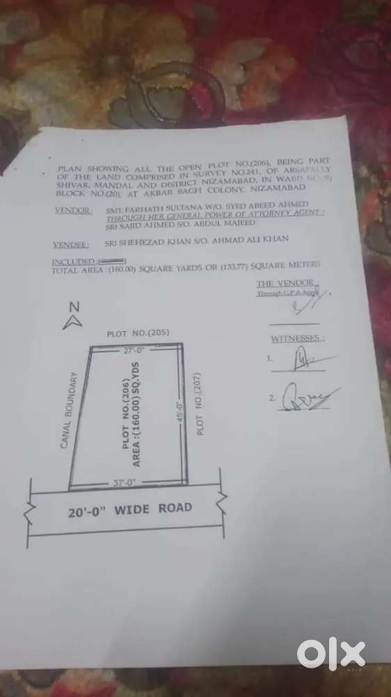 Plot for Sale Besides Knowledge park school