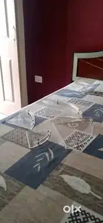 Set of 4 Hanging transparent Side traingle  Panels