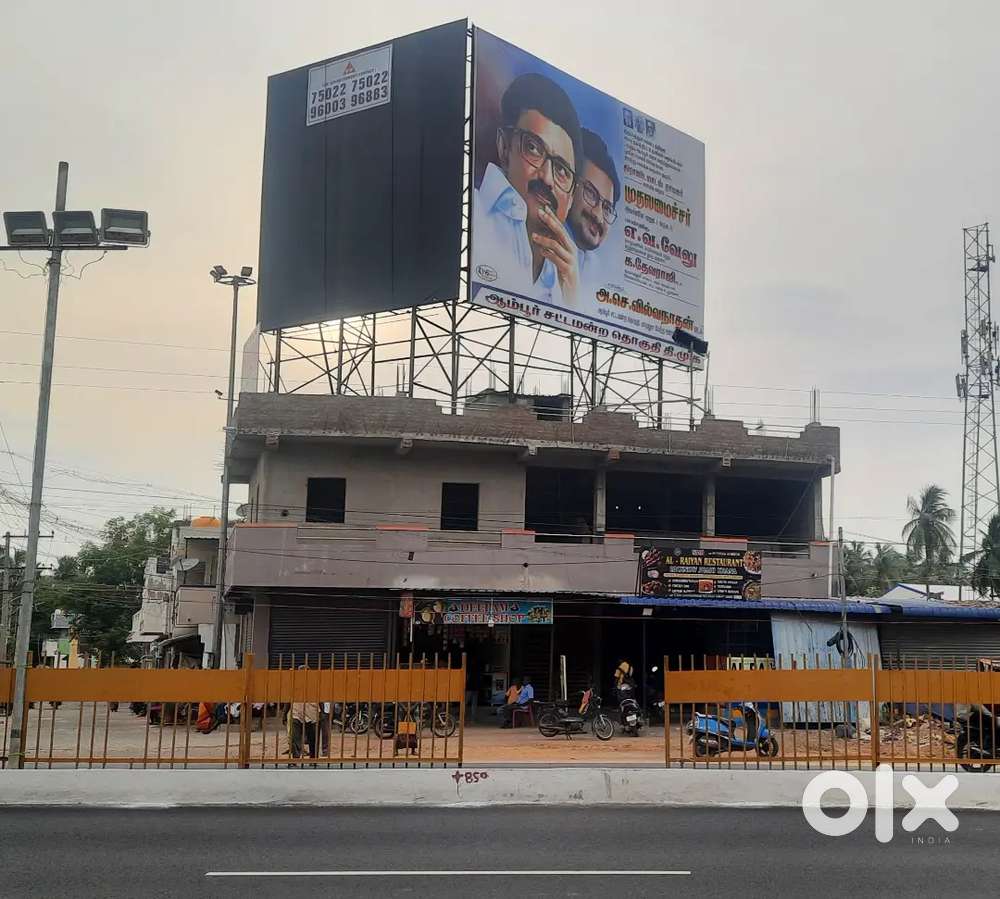 SHOP FOR RENT (Bengaluru - Chennai N.H)Opp.to S.K.STAR BIRYANI