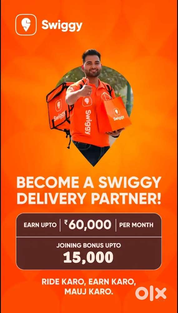 Swiggy delivery job get 15000 joining bonus