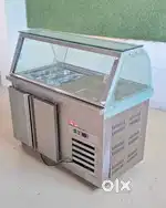 A to z Stainless steel three door counter