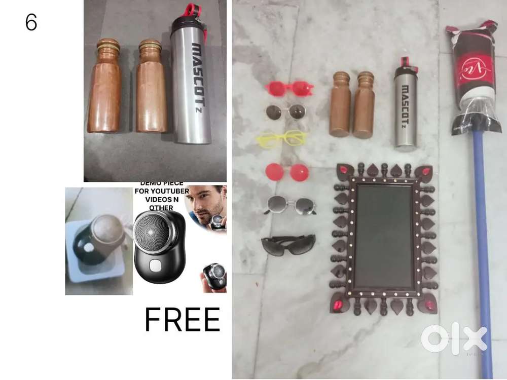 Copper bottles n frames n mop n all sales