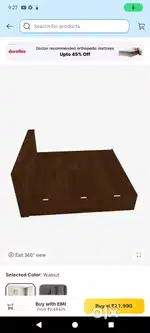 King size new box bolded bed