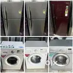Used Double door Fridge & 2nd Hand FRONT LOAD WASHING MACHINE